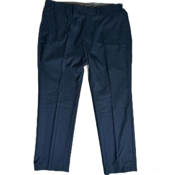 Calvin Klein Mens Slim-Fit Stretch Suit Separates Pants Slacks Blue Size 40 x 29 - Picture 2 of 9